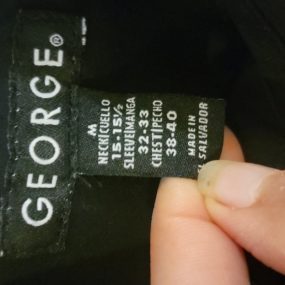 Black button down shirt size medium - Picture 2 of 13